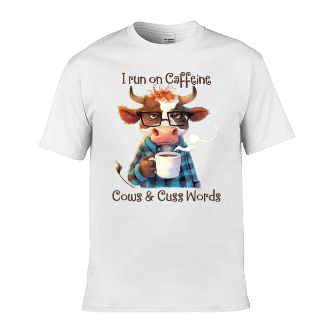 Mens T-Shirt (Gildan Softstyle 64000) - Sarcastic Quotes with Cows - Group 1