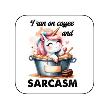 Coasters of Sarcastic Quotes with different animals
