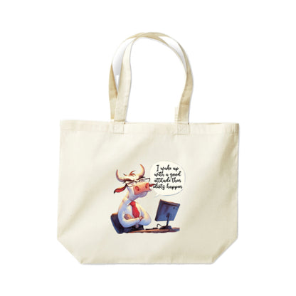 Cotton Tote Bags 18ltr- Sarcastic Quotes with Cows