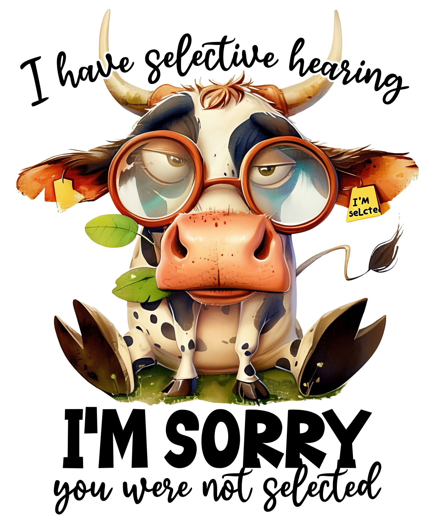 Adult - Sarcastic Sayings with Cows - 28x  images