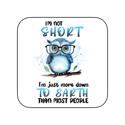 Coasters of Sarcastic Quotes with Owls