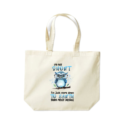 Cotton Tote Bags 18ltr-  Sarcastic Quotes with Owls
