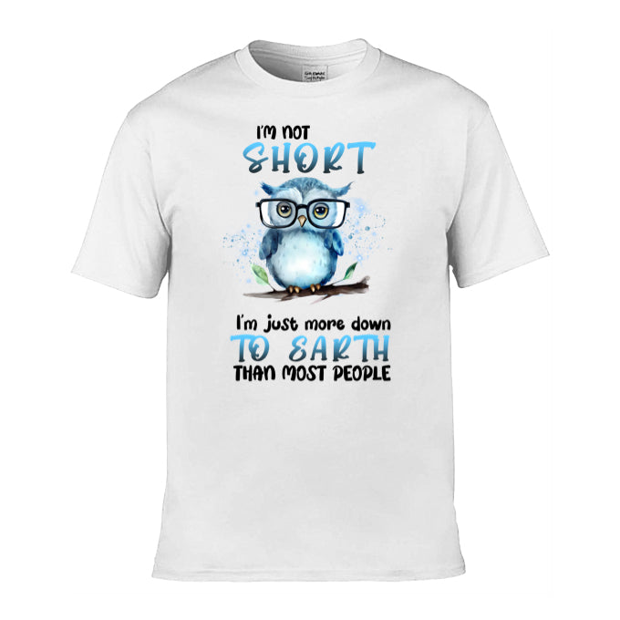 Mens T-Shirt (Gildan Softstyle 64000) - Sarcastic Quotes with Owls