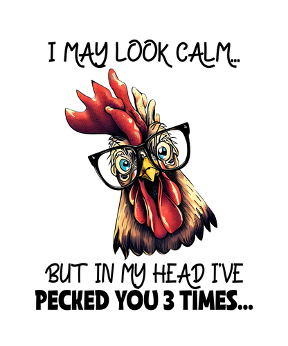 Adult - Sarcastic Sayings with Chickens - 36x  images