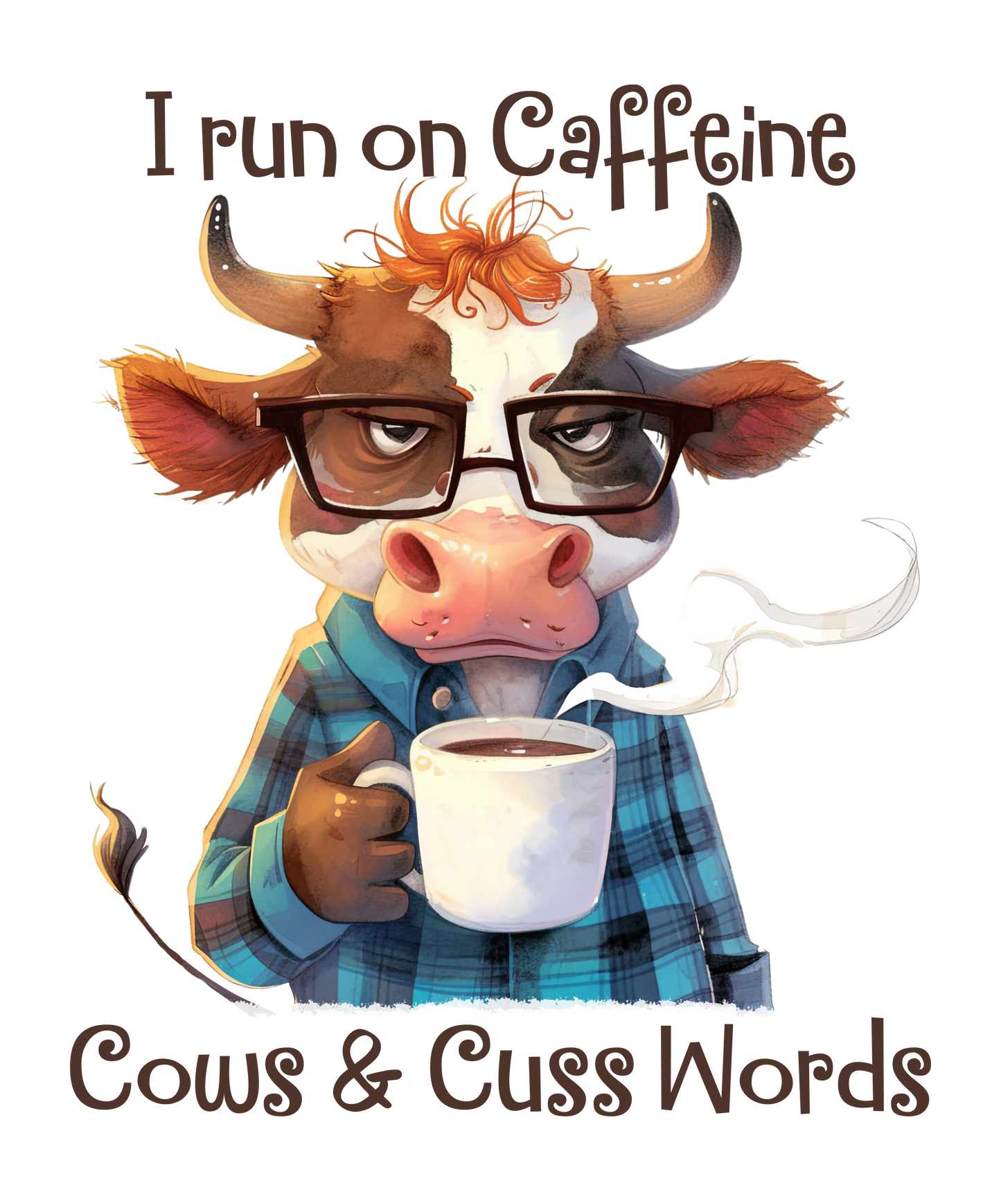 Adult - Sarcastic Sayings with Cows - 28x  images