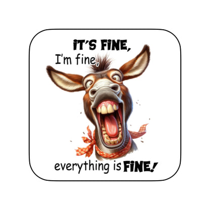 Coasters of Sarcastic Quotes with different animals