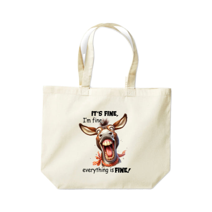 Cotton Tote Bags 18ltr-  Sarcastic Quotes with different animals