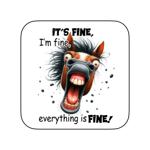 Coasters of Sarcastic Quotes with different animals