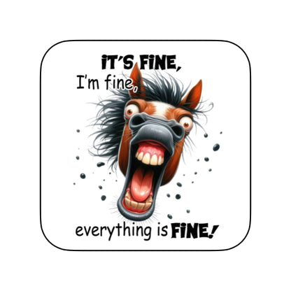 Coasters of Sarcastic Quotes with different animals