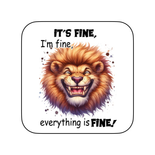 Coasters of Sarcastic Quotes with different animals