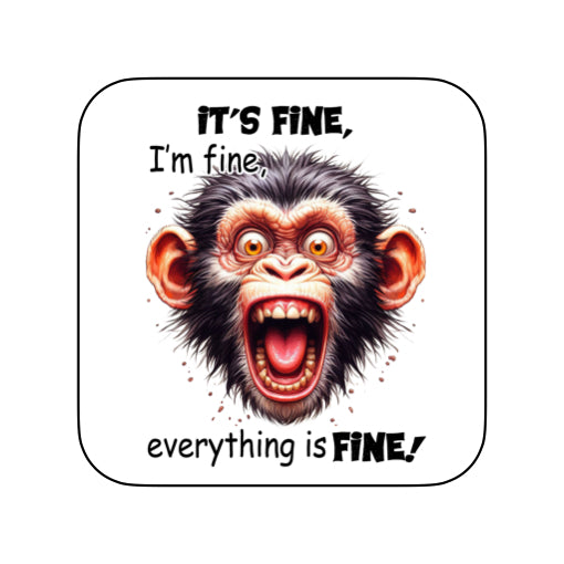 Coasters of Sarcastic Quotes with different animals