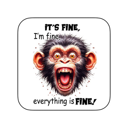 Coasters of Sarcastic Quotes with different animals