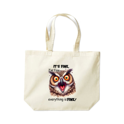 Cotton Tote Bags 18ltr-  Sarcastic Quotes with Owls