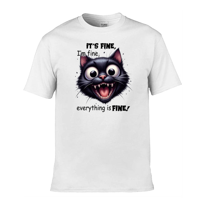Mens T-Shirt (Gildan Softstyle 64000) - Sarcastic Quotes with Cats