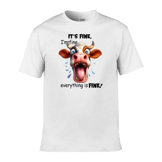Mens T-Shirt (Gildan Softstyle 64000) - Sarcastic Quotes with Cows - Group 2