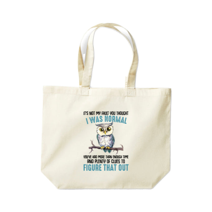 Cotton Tote Bags 18ltr-  Sarcastic Quotes with Owls