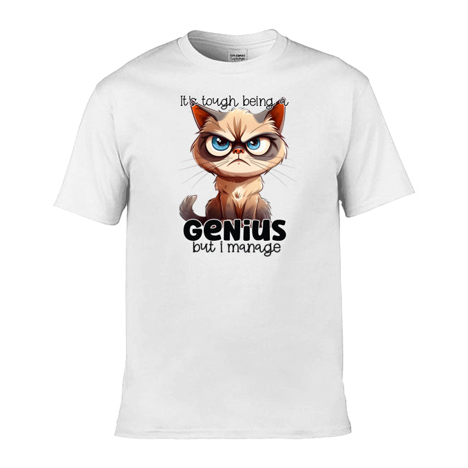 Mens T-Shirt (Gildan Softstyle 64000) - Sarcastic Quotes with Cats