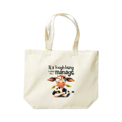 Cotton Tote Bags 18ltr- Sarcastic Quotes with Cows