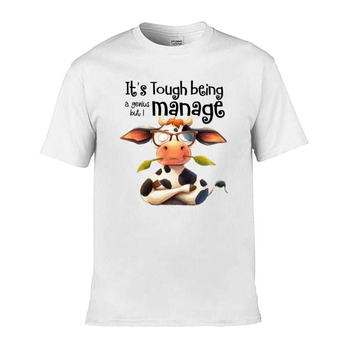 Mens T-Shirt (Gildan Softstyle 64000) - Sarcastic Quotes with Cows - Group 2