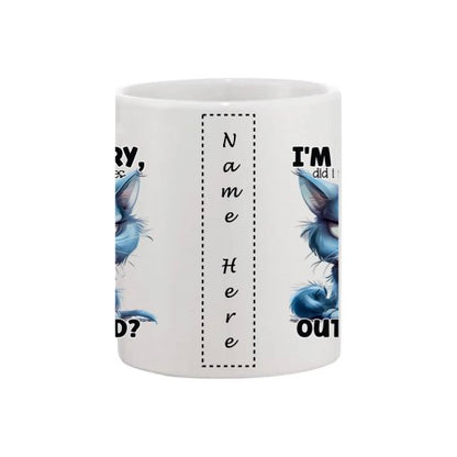 Mug - 11oz - Sarcastic Funny Sayings with 12x images of different cats