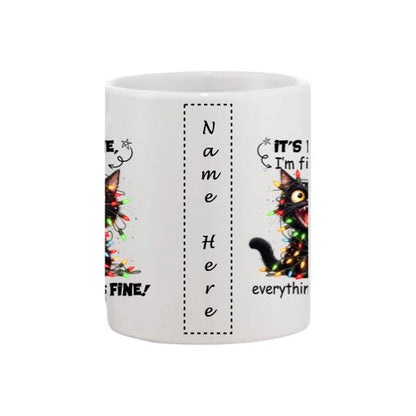 Mug - 11oz - Sarcastic Funny Sayings with 12x images of different cats