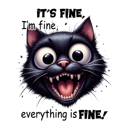 Adult - Sarcastic Sayings with Cats - 12x  images