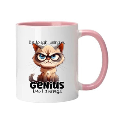 Mug - 11oz - Sarcastic Funny Sayings with 12x images of different cats