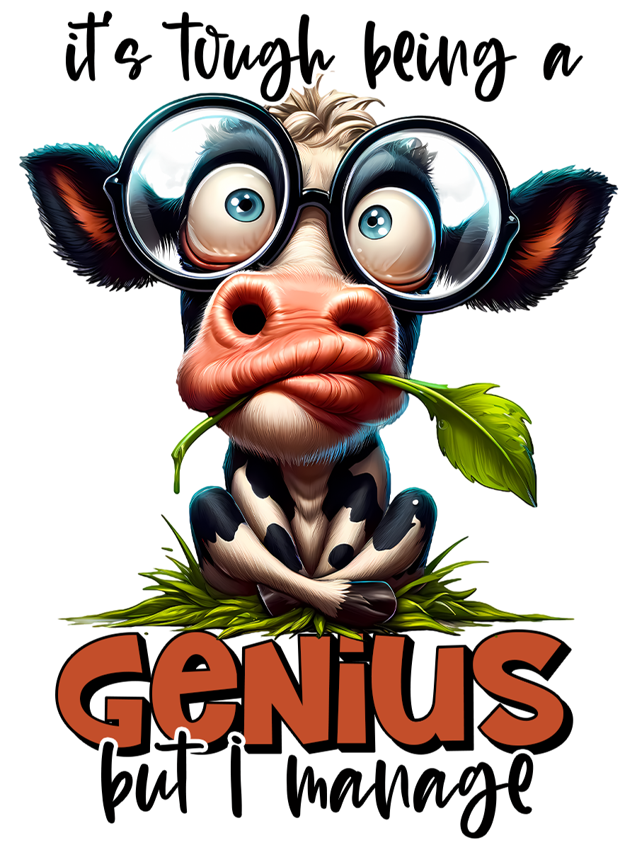 Adult - Sarcastic Sayings with Cows - 28x  images