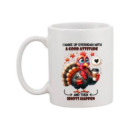 Mug - 11oz - Sarcastic Funny Sayings with 5x images of different birds