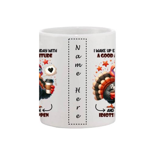 Mug - 11oz - Sarcastic Funny Sayings with 5x images of different birds