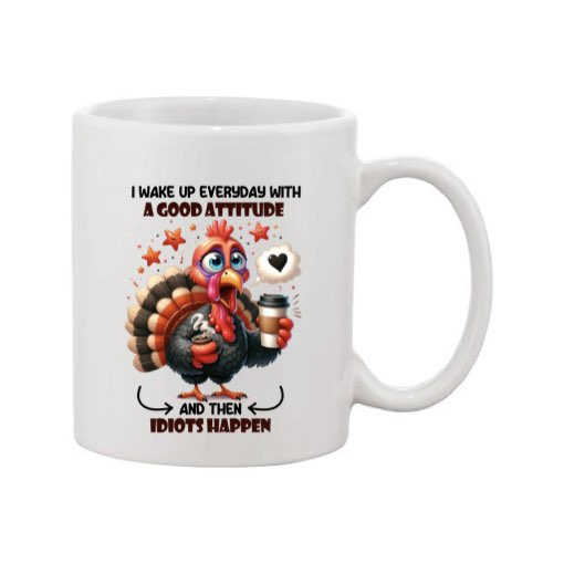 Mug - 11oz - Sarcastic Funny Sayings with 5x images of different birds