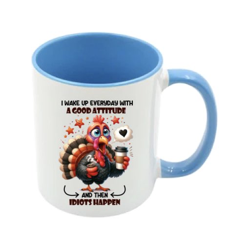 Mug - 11oz - Sarcastic Funny Sayings with 5x images of different birds