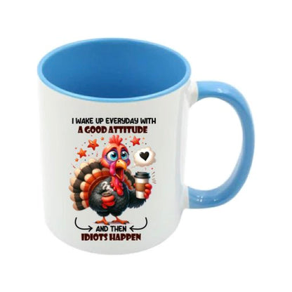 Mug - 11oz - Sarcastic Funny Sayings with 5x images of different birds