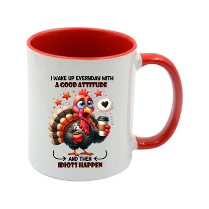 Mug - 11oz - Sarcastic Funny Sayings with 5x images of different birds