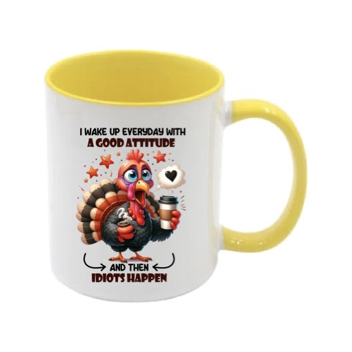 Mug - 11oz - Sarcastic Funny Sayings with 5x images of different birds