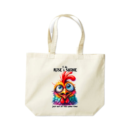 Cotton Tote Bags 18ltr-  Sarcastic Quotes with Chickens