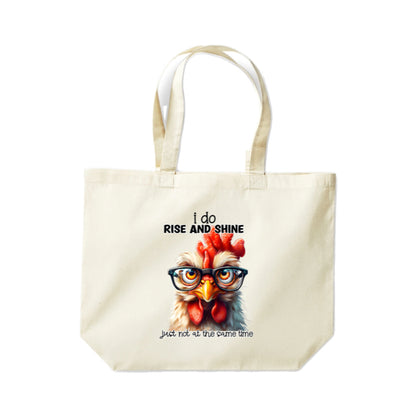Cotton Tote Bags 18ltr-  Sarcastic Quotes with Chickens