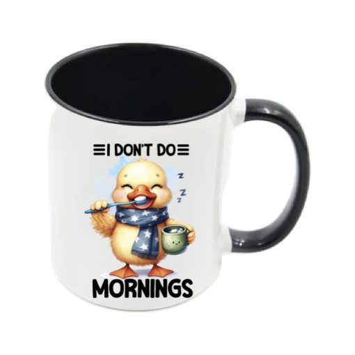 Mug - 11oz - Sarcastic Funny Sayings with 5x images of different birds