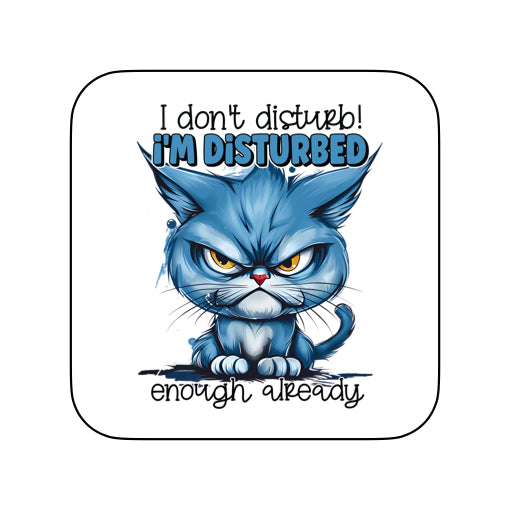 Coasters of Sarcastic Quotes with Cats