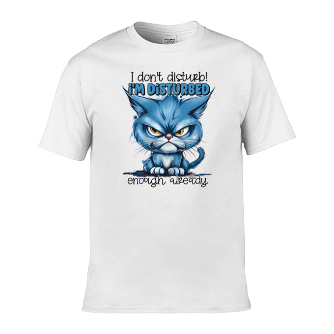 Mens T-Shirt (Gildan Softstyle 64000) - Sarcastic Quotes with Cats