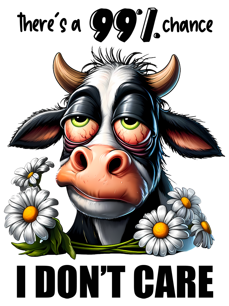 Adult - Sarcastic Sayings with Cows - 28x  images