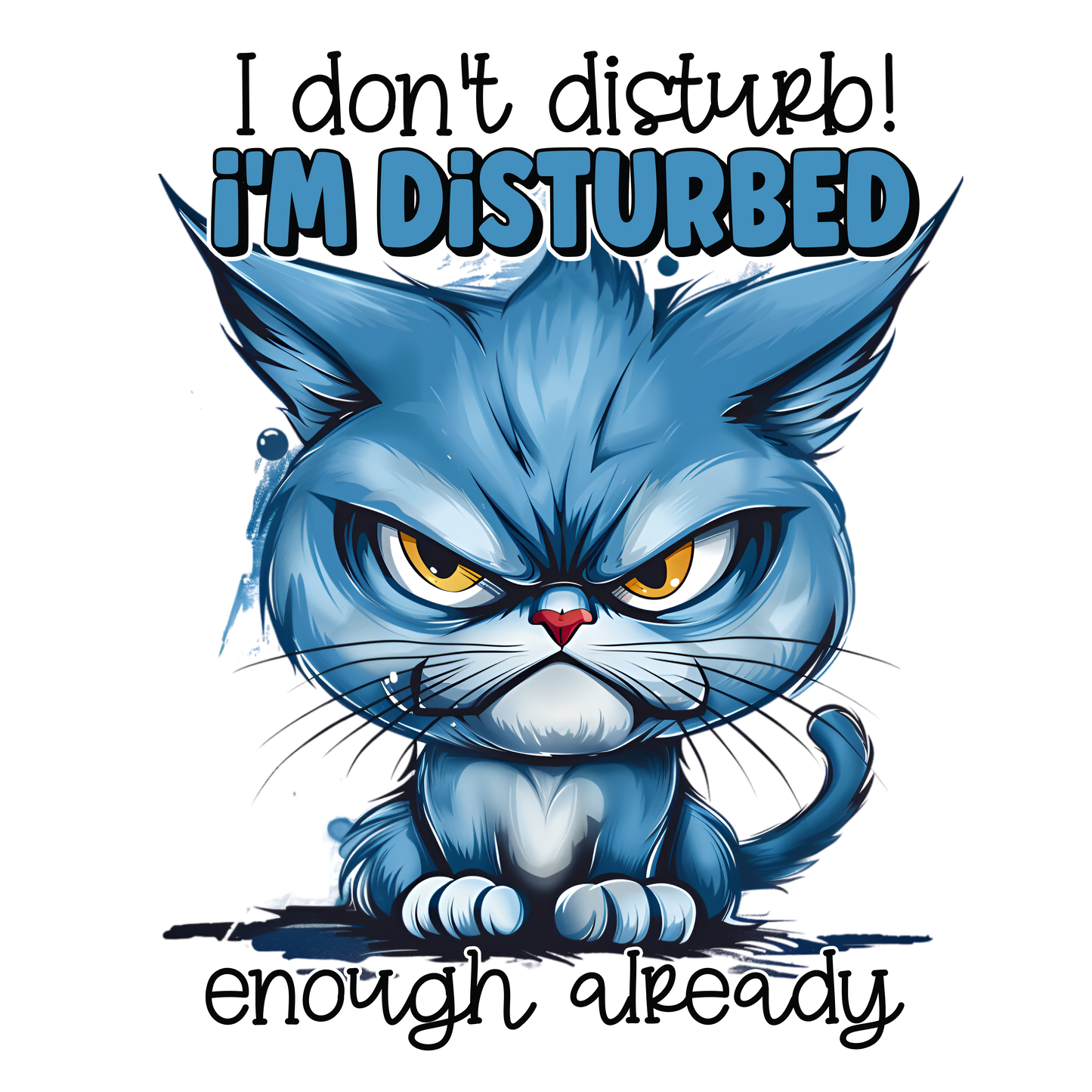 Adult - Sarcastic Sayings with Cats - 12x  images