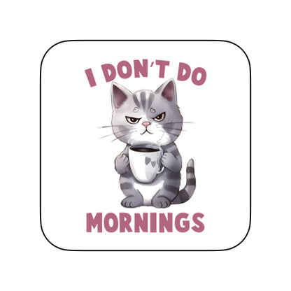 Coasters of Sarcastic Quotes with Cats