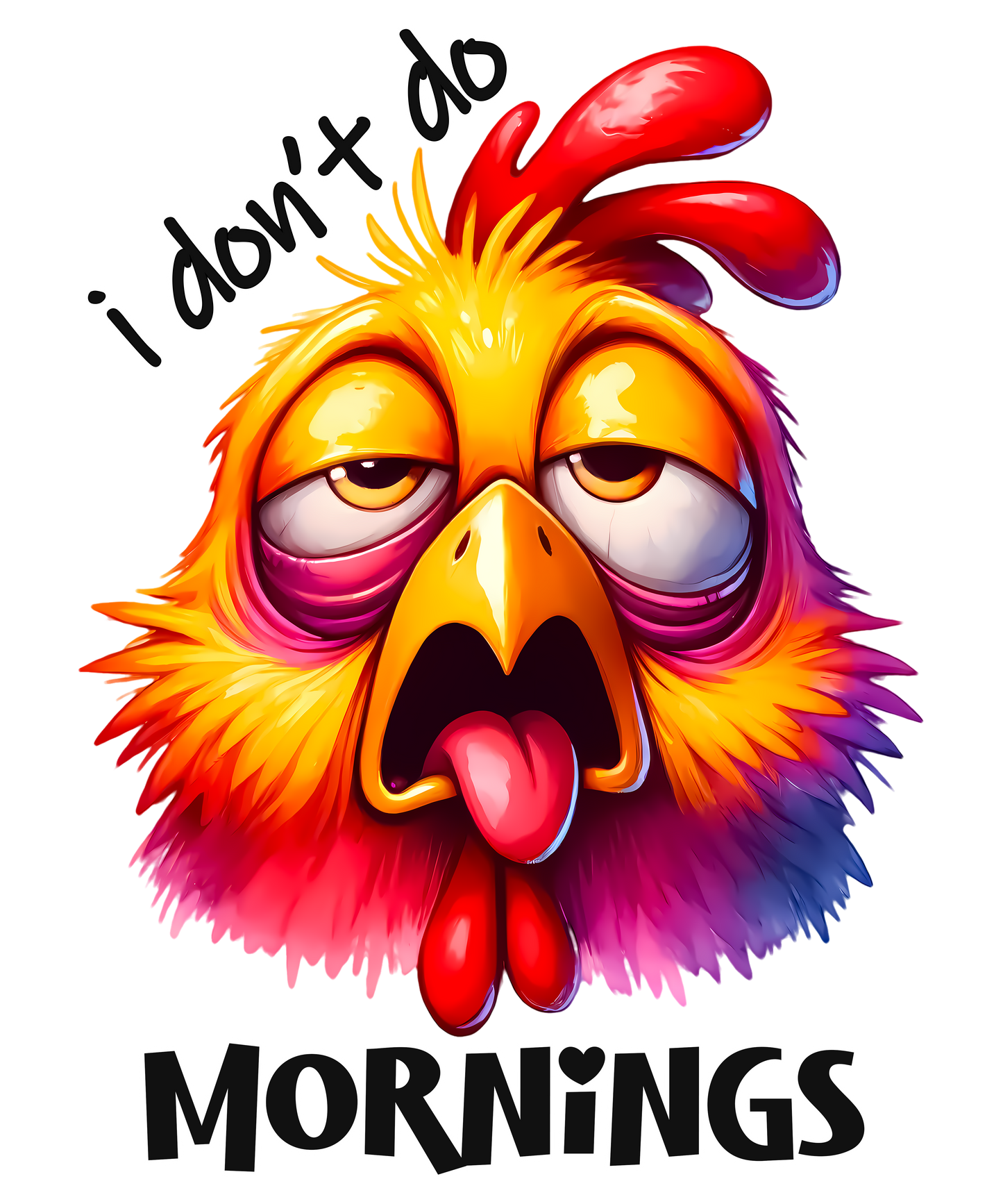 Adult - Sarcastic Sayings with Chickens - 36x  images