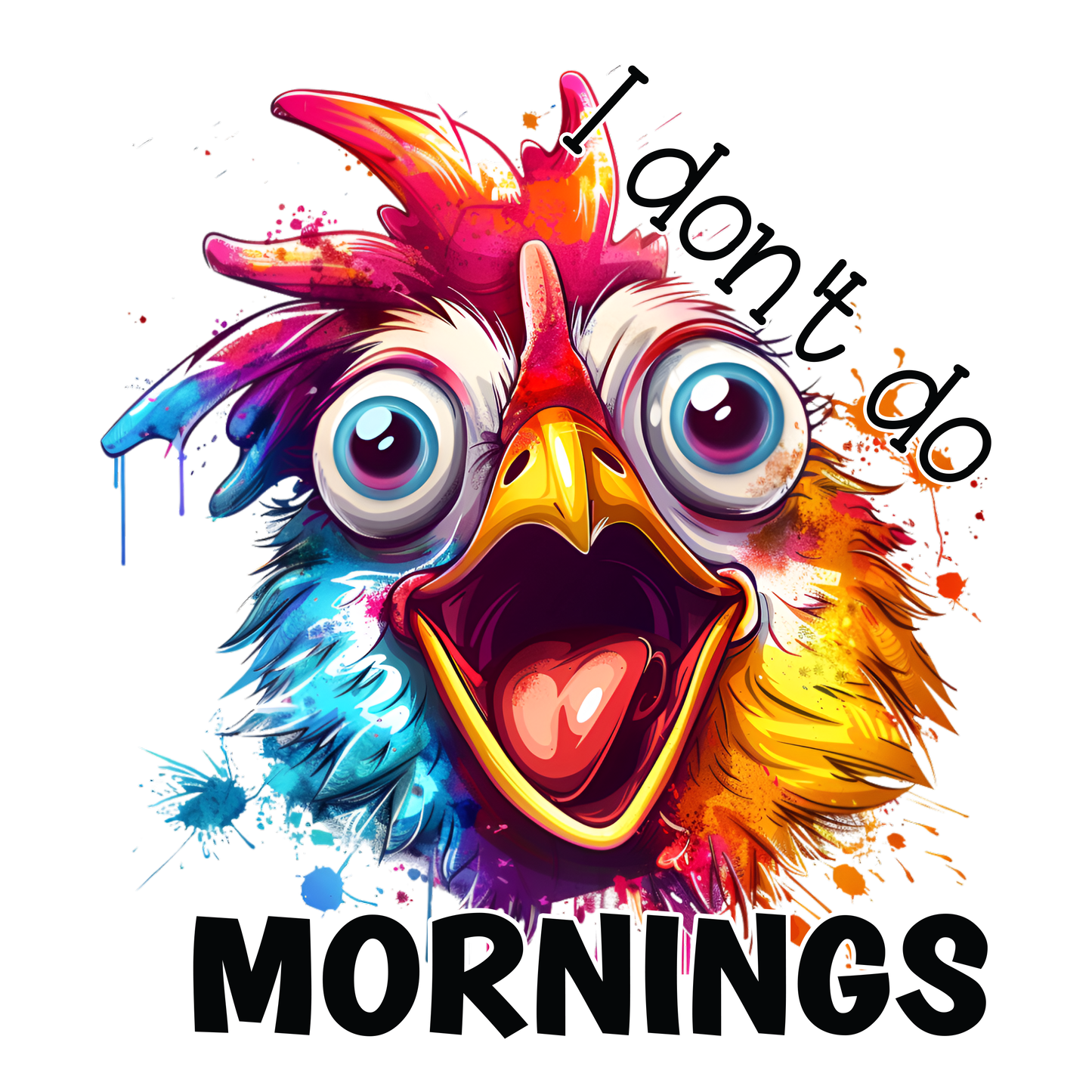 Adult - Sarcastic Sayings with Chickens - 36x  images