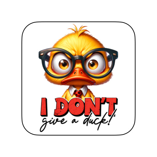 Coasters of Sarcastic Quotes with Ducks