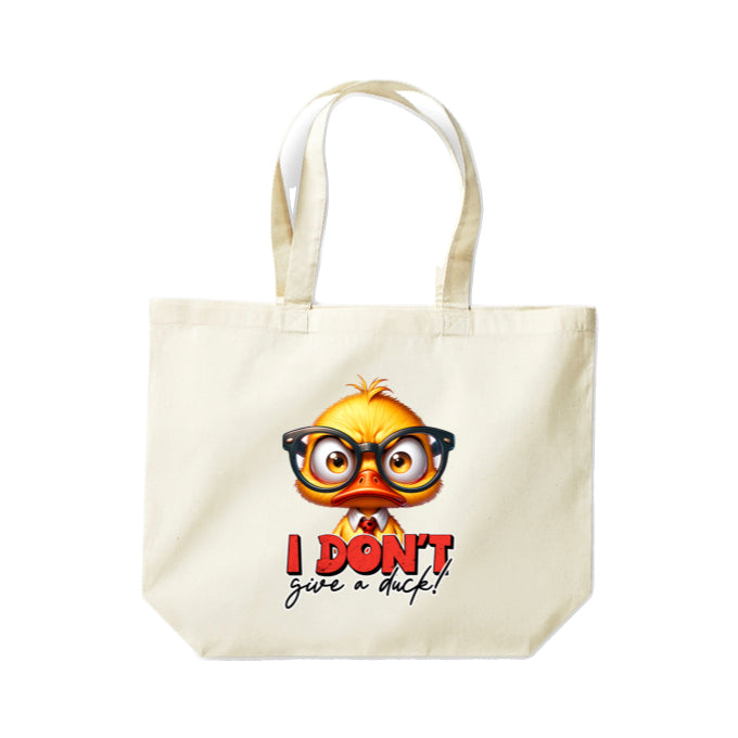 Cotton Tote Bags 18ltr-  Sarcastic Quotes with Ducks
