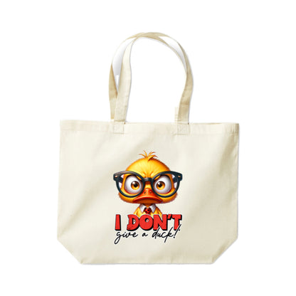 Cotton Tote Bags 18ltr-  Sarcastic Quotes with Ducks