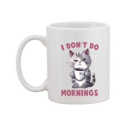 Mug - 11oz - Sarcastic Funny Sayings with 12x images of different cats