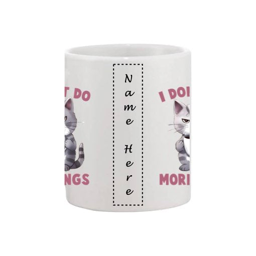 Mug - 11oz - Sarcastic Funny Sayings with 12x images of different cats